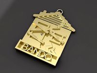 bando trap house pendant | 3D