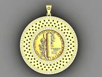 Coin Frame for Dime | 3D