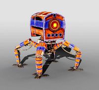 Spiderbot Quadruped Robot Spider Robot Four Leg Robot 3D Model
