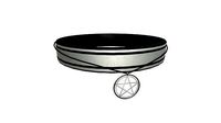 Gothic Collar D10 Bright Steel - Character Fashion Design