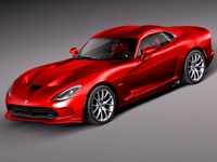 Dodge Viper GTS 2013 3D Model