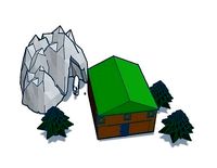 House in Winter | 3D