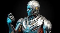 Futuristic Robot Man 3 - Rigged