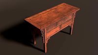 Antique Chinese Wooden Table Furniture Ornate