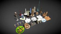 3D Model - World Famous Buildings