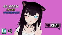 Anime girl - cat girl