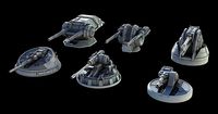 Sci-Fi Turret and Gun Pack