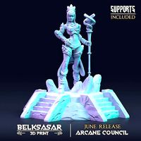 Wizard Kaliwen Greyhand Nude | 3D
