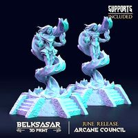 Wizard Azari Flameheart - Normal and Nude | 3D