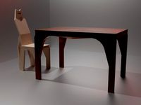 Table and chair