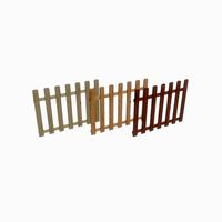 Wooden Picket Garden Fence