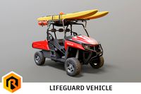 Lifeguard Vehicle With Accessories