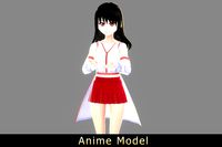 【Original】Anime Character : Sakura (Miko V1 / Contain VRM)