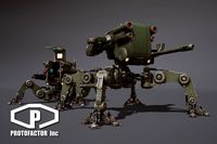 SCI FI: QUADRAPED MECH