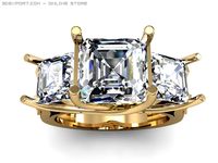Engagement ring 3D Model