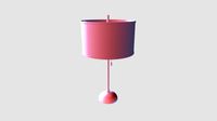 Highly detailed model of lamp