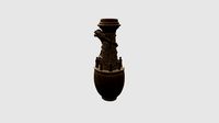 A high detailed model of vase