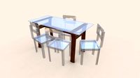 Transparent Table Set