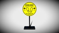 Social Distancing signage