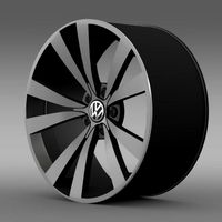 VW Beetle 2012 rim 3D Model