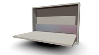 Mesa rectangular ELIOT sin almacenamiento