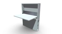 Mesa rectangular ELIOT con almacenamiento