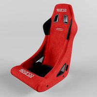 Racing Seat Sparco Sprint Suede Red