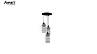 PENDENTE PRIMUS ALBA CILÍNDRICO TRIPLO Ø10X20CM VIDRO FOSCO - AVANT 271040002