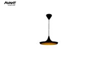 PENDENTE CHAMONIX Ø38CM ALUMÍNIO PRETO E DOURADO - AVANT 582286774