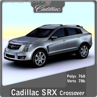 2010 Cadillac SRX Crossover 3D Model