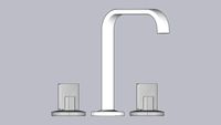 ALLARIA Widespread Lavatory Square Spout (1.2 GPM) - 65368LF-PCLHP-ECO