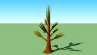 3D Tree Alien Cactus Palm
