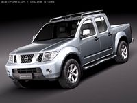 Nissan Navara 2010 3D Model
