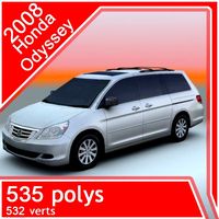 2008 Honda Odyssey 3D Model