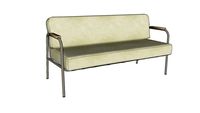 CANAPE BARNABÉ VELOURS CHAMPAGNE PIEDS BRUTS- BARNABÉ SOFA CHAMPAGNE VELVET VERNISH LEGS - LES GAM