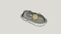 Ovale Kellerlampe