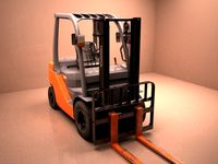 Forklift 3D Model