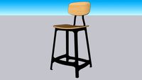 SEPIA KITCHEN STOOL_Black Oak