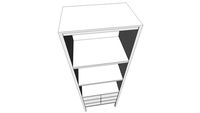 crate & barel spotlight bookcase