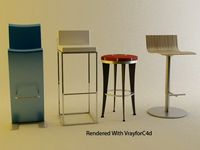 Stools Pack Vol 1 3D Model