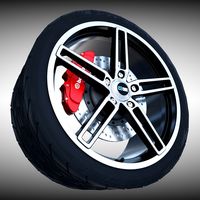 Enkei RAZR Wheel 3D Model