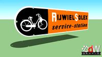 Emaillen Reclamebord Solex