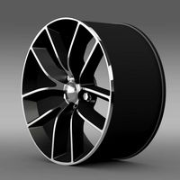 Dodge Challenger 392 rim 3D Model