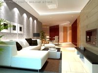 Dining  Living Room 005 3D Model