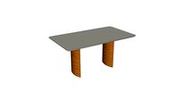 Mesa de Jantar Iolanda + Lívia Tampo 1,60 x 0,90