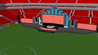 palco em arena