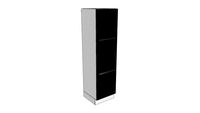 Paneleiro G23607PRLX - Branco/Preto