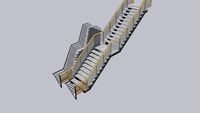 Escalera dos tramos
