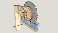 Saw blade washing machine