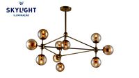Pendente Maze SKY-3031-1 Dourado Skylight